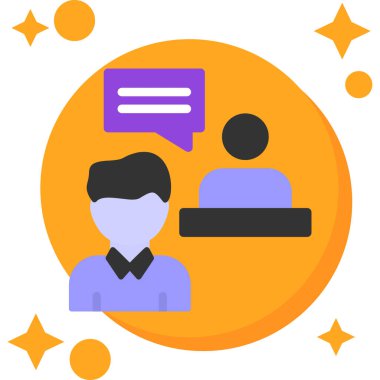 Müşteri servisi. Basit resimleme