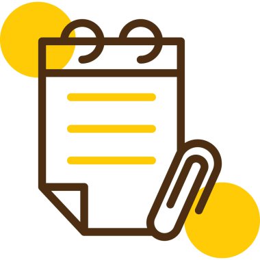 Bir kağıt vektör çizim