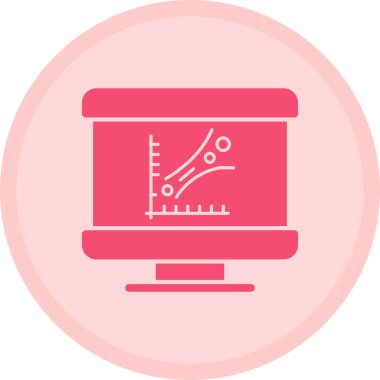 Modern bir tasarım simgesinin vektör çizimi
