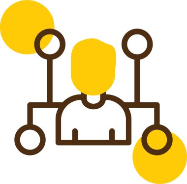 İnsanlar. Web simgesi basit illüstrasyon