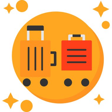 evrak çantası iş simgesi, vektör illüstrasyonu