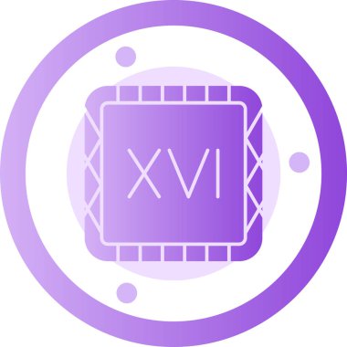 dijital işlemci işlemcisi. Basit simge