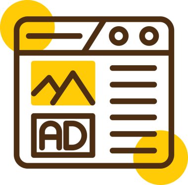 reklam işi pazarlama simgesi