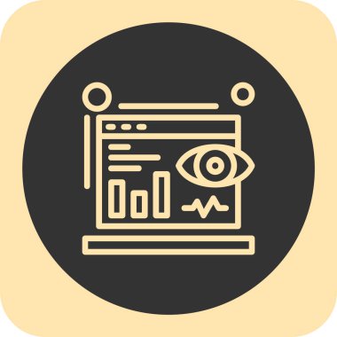 Veri analizinin vektör simgesi