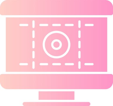 Modern bir simgenin vektör illüstrasyonu