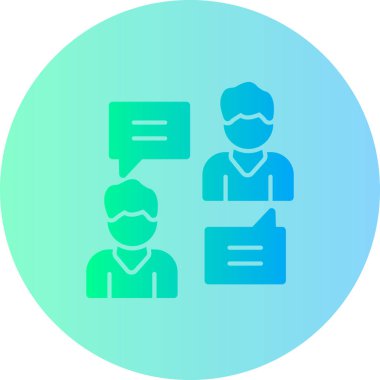 İnsan simgesinin vektör illüstrasyonu