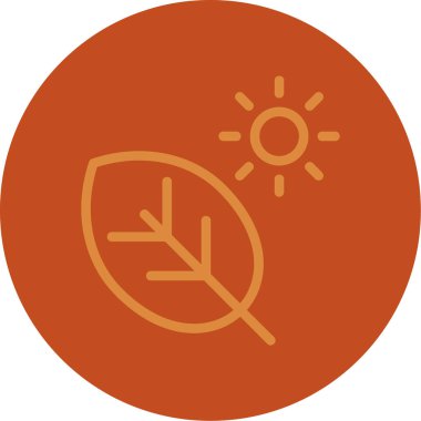 Vektör güneş simgesi illüstrasyonu