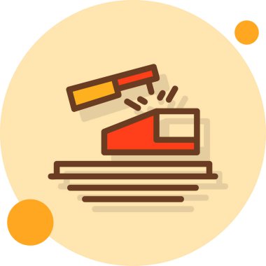 Bir kitap simgesinin vektör illüstrasyonu