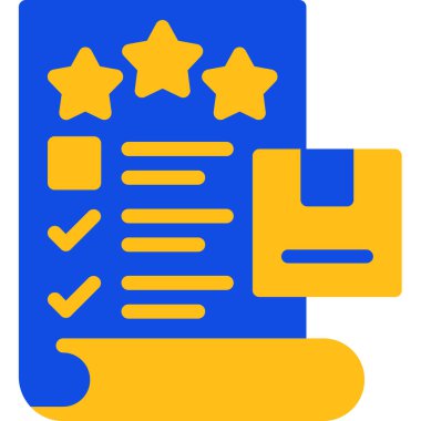 Kontrol listesi. Web simgesi basit illüstrasyon