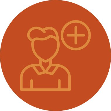 İnsan simgesinin vektör illüstrasyonu