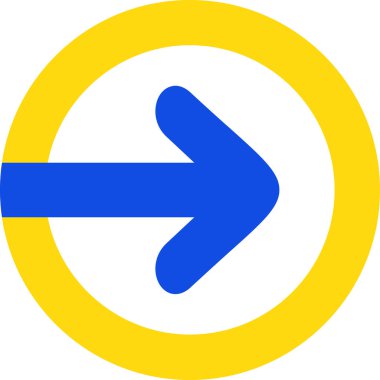 Ok. Web simgesi basit illüstrasyon