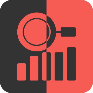 analiz simgesi, vektör illüstrasyonu