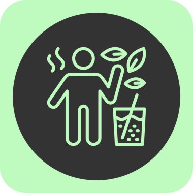 eko simge vektör illüstrasyonu