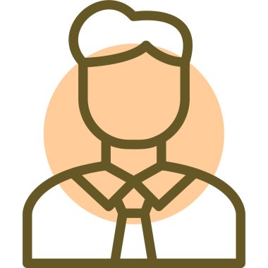 avatar simgesi vektör illüstrasyonu