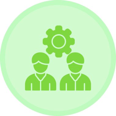 İnsanlar. Web simgesi basit illüstrasyon