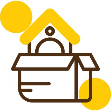 Ev. Web simgesi basit tasarım