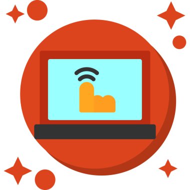 bilgisayar simgesi vektör illüstrasyonu