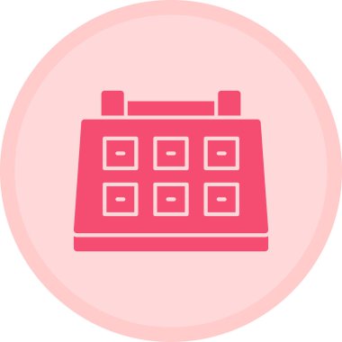 Takvim simgesi vektör illüstrasyonu