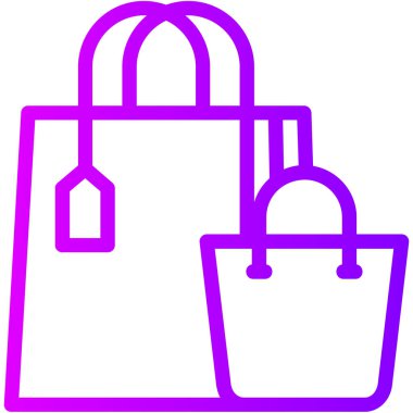 Alışveriş çantası. Web simgesi