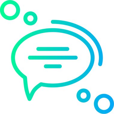 Konuş. Web simgesi basit illüstrasyon