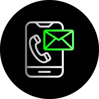 E- posta simgesi vektörü mobil ve mobil uygulama tasarımınız için beyaz arkaplanda izole edildi, e- posta logosu kavramı