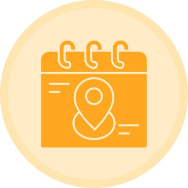 harita simgesinin vektör illüstrasyonu