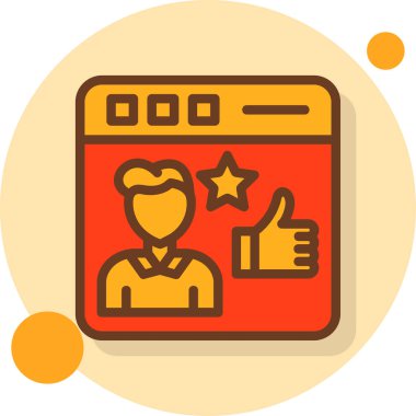 iş simgesi vektör illüstrasyonu