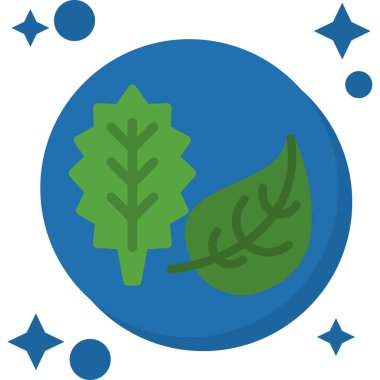 Bir ağaç simgesinin vektör illüstrasyonu