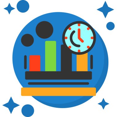 zaman ve pasta grafiği