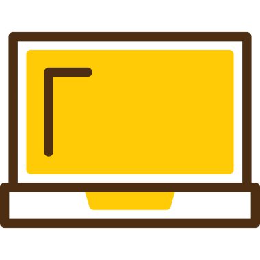 Web düz renk simgesi, vektör illüstrasyonu