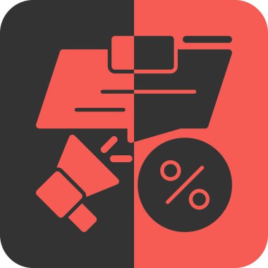 Bir alışveriş poşeti simgesinin vektör çizimi