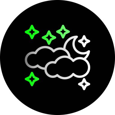 Bulut. Web simgesi basit illüstrasyon