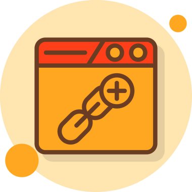 - Evet. Web simgesi basit illüstrasyon