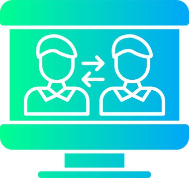 seo modern simgesinin vektör illüstrasyonu