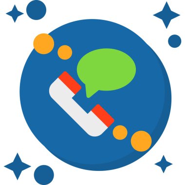 Konuşma balonunun vektör simgesi tasarımı