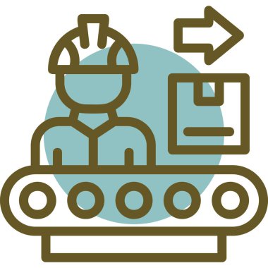 Bir araba simgesinin vektör illüstrasyonu