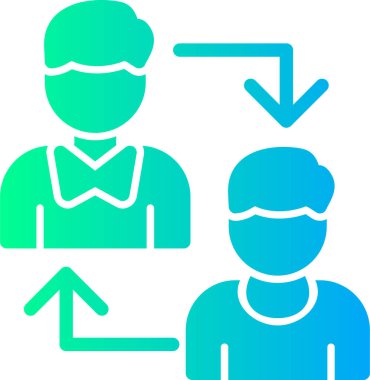 iş insanları grup simgesi ana hatlar biçiminde