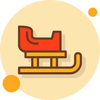 sandalye modern simge, vektör illüstrasyonu