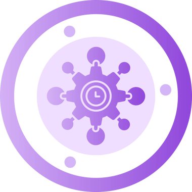 Eşsiz Güneş Sistemi Vektör Kabartma Simgesi