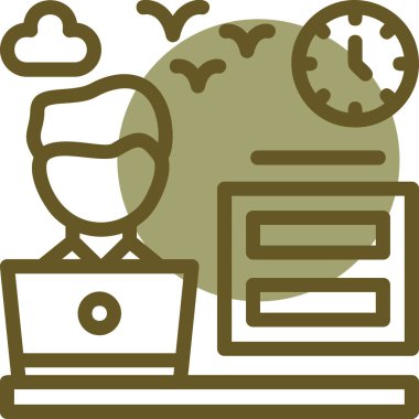 işletme yönetimi simgesi