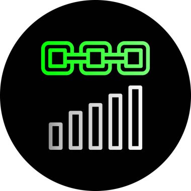 Modern bir simgenin vektör illüstrasyonu