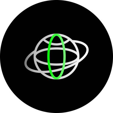 Projeniz için vektör gezegen simgesi