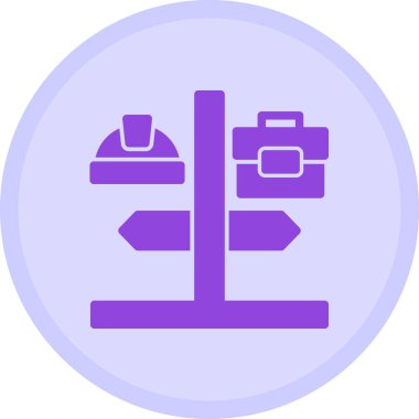 Bir harita simgesinin vektör illüstrasyonu