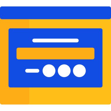 Web simgesi vektör illüstrasyonu