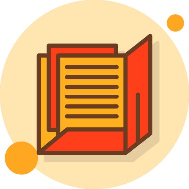 kitap simgesi, vektör, basit tasarım