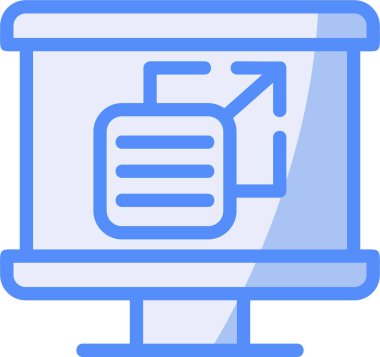 İş yönetimi. Web simgesi basit illüstrasyon