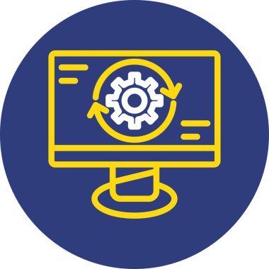 seo modern simgesinin vektör illüstrasyonu