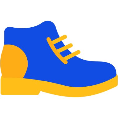 Ayakkabı. Web simgesi basit illüstrasyon