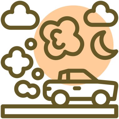 - Araba. Web simgesi basit illüstrasyon