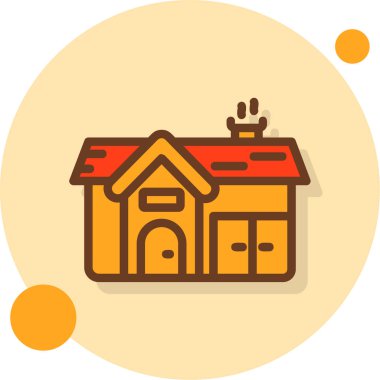 Bir köpek simgesinin vektör illüstrasyonu